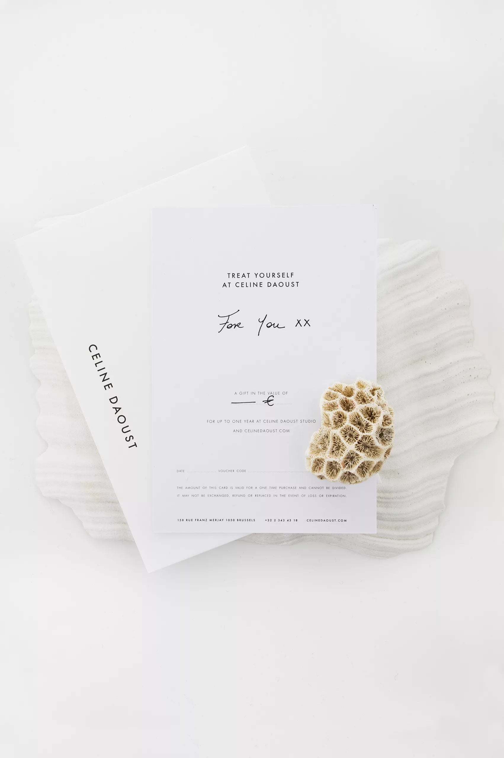 Céline Daoust gift card fine jewelry brand packaging